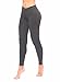 Women gray Leggings with pockets slim and tone control by Bon Bon Up