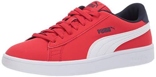 Amazon Puma Smash V2 Buck Red PUMA Smash Sneaker, High Risk Red-White  Peacoat, US Unisex