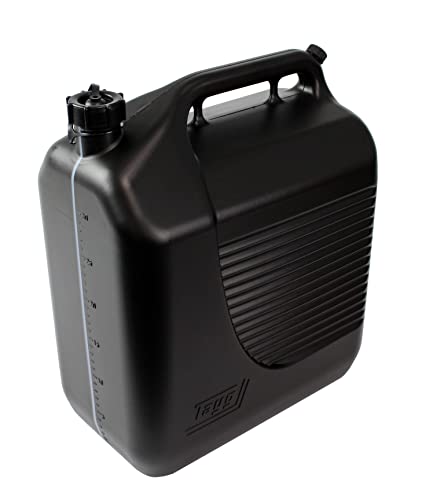 Tayg Jerrycan 30 liter, toegestaan, met vulopening en meetstrips, zwart, 604072