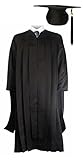 GraduationMall Unisex-adult's Deluxe Master Graduation Gown Cap Tassel Package