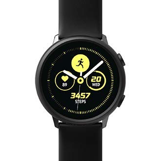 Araree Galaxy Watch Active Silicone Bumper Case (Black)