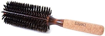 Elegance Professional Round Hair Brush with Boar &amp; Nylon Bristle (1 INCH)