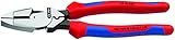 Knipex 09 12 240 SBA 9.5-Inch Ultra-High Leverage Lineman's Pliers with Fish Tape Puller and Crimper