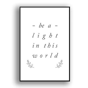 Framed Canvas Wall Art for Living Room, Bedroom Simple Words Canvas Prints for Modern Home Decoration Ready to Hang - 16"x24" inches