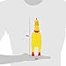 LEGEND SANDY 10 PCS Screaming Chicken, Rubber Chicken Noisemakers for Kids and Pets, Shrilling Shrieking Squawking Chicken Novelty for Gag Gift Party Favors, Rubber Chicken Squeaky Toy for Small Dogs