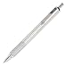 Zebra F-701 Stainless Steel Ballpoint Retractable Pen, Black Ink, Fine Point, 2 Pack (29411)