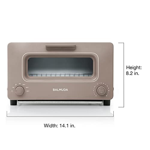 BALMUDA The Toaster Steam Oven Toaster 5 Cooking Modes Sandwich