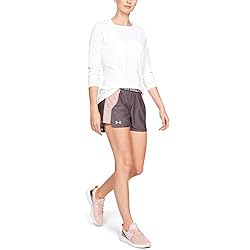 Under Armour Women's Play Up 2.0 Shorts , Ash Taupe