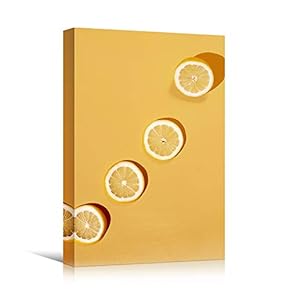 signwin Canvas Wall Art Sliced Oranges Chic Citrus...