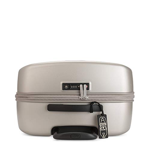 Kipling Curiosity Medium Metallic 4 Wheeled Rolling Luggage Metallic