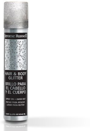 Temporary Spray (Silver Glitter)