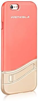 Fritesla Phone Case Protective Cover with Kickstand for iPhone 6/6s-RoseGold