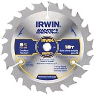 IrwinProducts Circ Saw Blade 5-3/8-18T Frame, Sold as 1 Carat