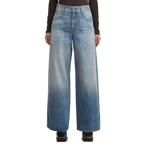 G-STAR Womens Skater High Loose Jeans, Blue (vintage gold digger D25286-D788-H117), 31W / 34L