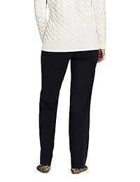 Pantalones ajustados de cintura elástica para mujer con cintura alta y cintura alta de Star 'End Lands' End para mujer