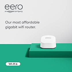 Like-New Amazon eero 6+ mesh wifi router - Supports