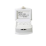 Lillian Rose Ring Bearer Box, 3.5-Inch by 2.75-Inch, White (Kitchen)