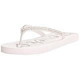 David's Bridal Best Day Ever Flip Flops Style BESTDAYFF, Silver, S