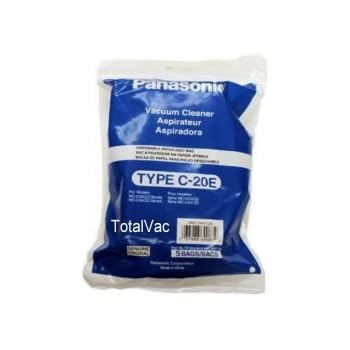 Package of 5 Genuine Panasonic Type C17 & C20 Bags Manufacturer Part No.: AMC94KYZ0