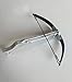 HHFC Stainless Steel Metal Jewelry Outdoor Toy Decompression Toy (Silver)