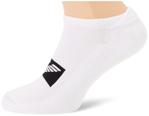Emporio Armani Basic Sponge 2-Pack Socks Inside Paquete de 2 Calcetines, Blanco, Altoa única para Hombre