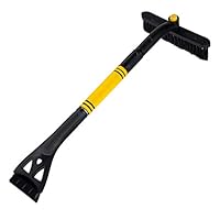 Kyrieval Car Snow Brush Removal Extendable and Detachable Ice Scraper with Foam Grip for Car Truck SUV
