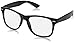 GENERIC Retro Clear Lens Eye Glasses,black,one size fits most