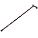 Black Friday Gift- Walking Cane Home Helper Unisex Mahogany-Stained Eucalyptus All-Wood Cane with Supportive Curved Handle and Balance Bottom Tip. A Wooden Walking Stick, from a New Edition wi