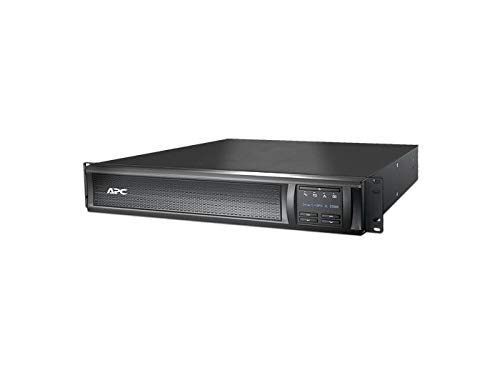 APC UPS, 1500VA Smart-UPS Sine Wave UPS Battery Backup with Extended Run Option, Network Management Card, 2U Rack/Tower Convertible, Line-Interactive, 120V (SMX1500RM2UNC)