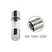 20 Pack F10AL Fast-Blow Fuse 10A 125V/250V Glass Fuses 5 x 20mm (10amp) (F10A) by FENGWANGLI