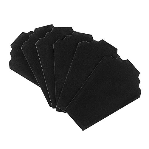 FANTASTIC :) Black Velvet Necklace Jewelry Display Organizer Stand 6pcs/Pack, 12.5inches - Thumbnail 2