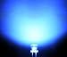 100pcs x 3mm Blue Flat top led Light 3mm Blue Flat top Head LED Blue Light Wide Angle