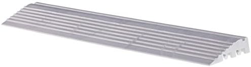 Swisstrax (A504.031.204-9 Ribtrax Modular Flooring Tile, Pegged Edge, Pearl Silver - (Pack of 9)
