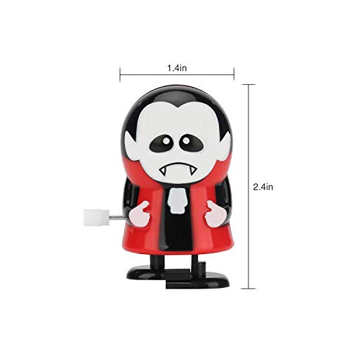 Apphome 12 PCS Halloween Wind Up Toys Assortments for Halloween Party Favors Trick or Treat Toys Goodie Bag Fillers - Thumbnail 2