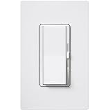 Lutron DVWFSQ-FH-WH 1.5 Amp Diva Single-Pole or 3-Way Fan Control, White