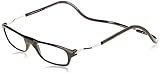 CliC Magnetic Closure Reading Glasses XXL with Adjustable Headband Black 1.50