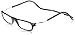CliC Magnetic Closure Reading Glasses XXL with Adjustable Headband Black 1.50