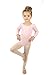 Elowel Gymnastics Leotards for Girls - Long Sleeve & Scoop Neck Leotard for Girls Dance