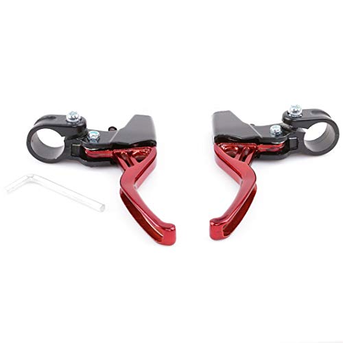 YouCY 1 Pair Brake Handle Mountain Road Bike Brake Lever Bicycle Brake Lever Set Hand Brakes for Bike Cycling Brake Level Handles,Red