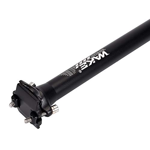 Litetop SeatPost 27.2 350mm Bike Seat Post Suitable for Most Bicycle Mountain Bike Road Bike MTB MTN BMX (Aluminum Alloy, Black)