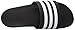 adidas Men's Adilette Ultra Slides Sandals, Black/White/Black, 10