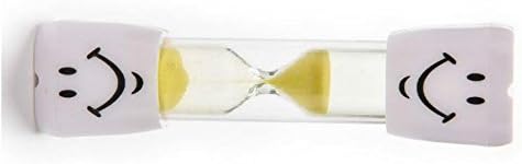 Huertuer 3 Minutes Smiley Sand Kids Toothbrush Timer(Yellow)