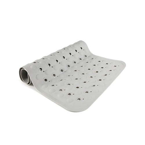 Kenney KN67262 TPE Bubble Bath Mat, Shower Mat, Tub Mat with Suction Cups and Large Drain Holes for Use Inside the Bathroom Shower, 27.75