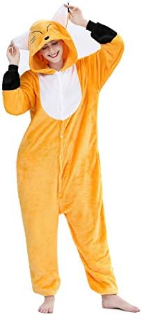 Unisex Onesie Costumes Pyjamas, Adult Women Men Animal Cosplay Halloween Homewear