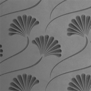 Cool Tools - Flexible Texture Tile - Fanning Out Embossed - 4" X 2"