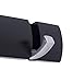 BIRDROCK HOME Folding Hook Coat and Hat Rack - 4 Hooks - 14 Inches - Wall Mount - Decorative Home Storage - Entryway Foyer Hallway Bathroom Bedroom Rail - Satin Nickel Hooks - Black Rail