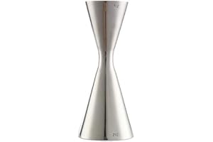 Jigger, Stainless Steel Double Jigger,Japanese-Style Silver Stainless Steel Cocktail Jigger,Wine Measuring Device,Stainless S