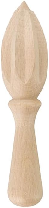 Tala Traditional Wooden Lemon Reamer Beechwood Handheld Citrus Juicer
