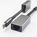 USB3.1 Type-c to Ethernet Adapter,Thunderbolt 3 to Ethernet Cable,USB-C TO RJ45 Gigabit Ethernet Lan Network Adapter,For Phone Computer macbook Surface Chromebook Tablet pc to Ethernet 10/100/1000Mbps