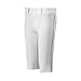 Mizuno Boys Youth Premier Short Piped Pant L White-Navy, White/Navy, Large US